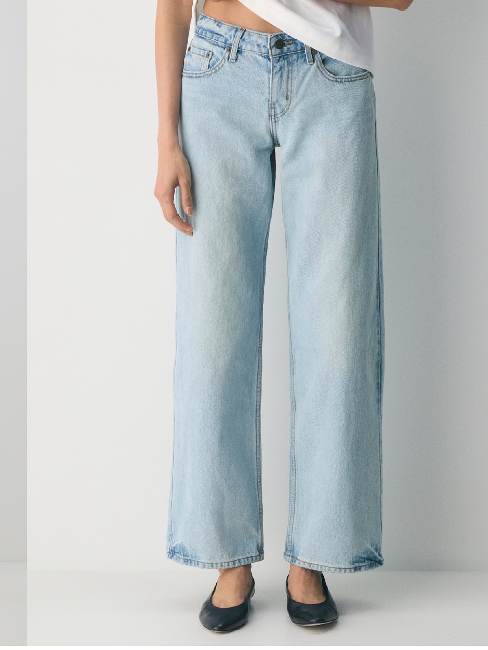Levi's Light Blue Wide Leg Jeans - Women's